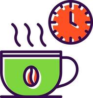 conception d'icône de vecteur de pause café