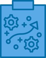 conception d'icône de vecteur de stratégie