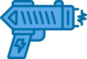 conception d'icône de vecteur de pistolet paralysant