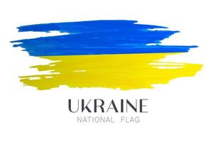 drapeau national ukrainien vecteur