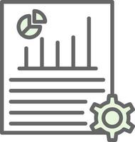 conception d'icône de vecteur de rapport