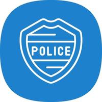 conception d'icône de vecteur de police