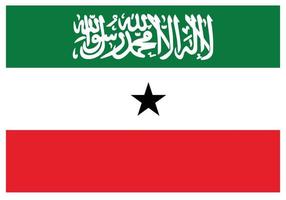 drapeau national du somaliland - icône de couleur plate. vecteur