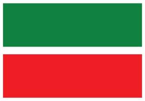 drapeau national du tatarstan - icône de couleur plate. vecteur