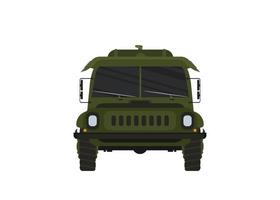 illustration vectorielle de silhouette de voiture militaire hors route pour votre conception vecteur