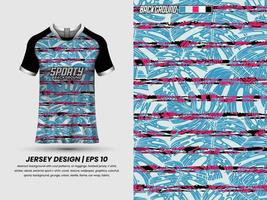 conception de maillot de football pour la sublimation, conception de t-shirt de sport, modèle de maillot vecteur