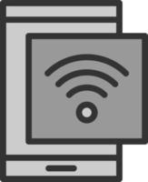 conception d'icône de vecteur wifi