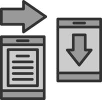 conception d'icônes vectorielles de partage vecteur