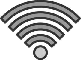 conception d'icône de vecteur wifi