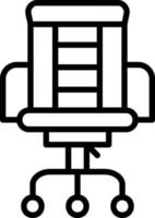 conception d'icône de vecteur de chaise de patron