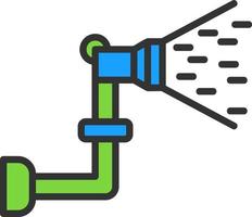 conception d'icône de vecteur de tuyau d'arrosage