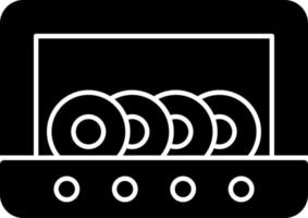 conception d'icône de vecteur de lave-vaisselle