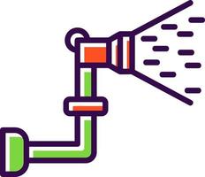 conception d'icône de vecteur de tuyau d'arrosage