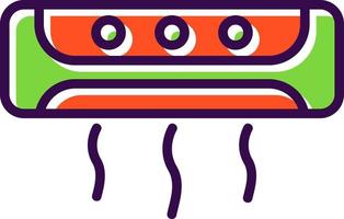conception d'icône de vecteur de climatiseur