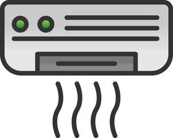 conception d'icône de vecteur de climatiseur