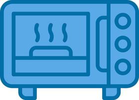 conception d'icône vectorielle de four à micro-ondes vecteur