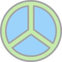 conception d'icône vecteur symbole de paix