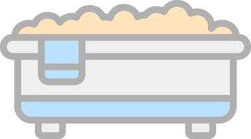 conception d'icône de vecteur de baignoire