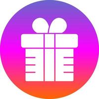 conception d'icône de vecteur de boîte cadeau