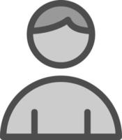 conception d'icône de vecteur d'avatar