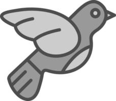 conception d'icône vectorielle colombe vecteur