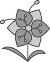 conception d'icône de vecteur d'orchidée