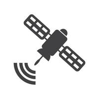 icône satellite, illustration vectorielle de transmission vecteur