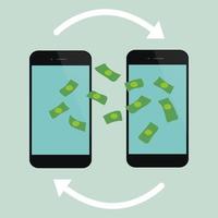 processus de transfert d'argent sur les téléphones mobiles
