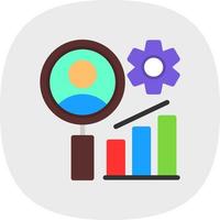 conception d'icône de vecteur d'analyse