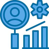 conception d'icône de vecteur d'analyse