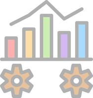 analyse de la conception d'icônes vectorielles vecteur