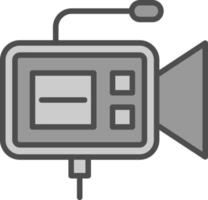 conception d'icône de vecteur de caméra vidéo