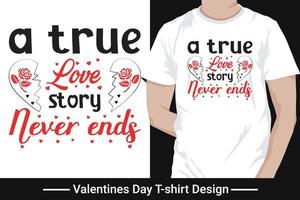 vecteur libre de t-shirt saint valentin