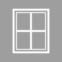 icône de fond de couleur de ligne de fenêtre vecteur