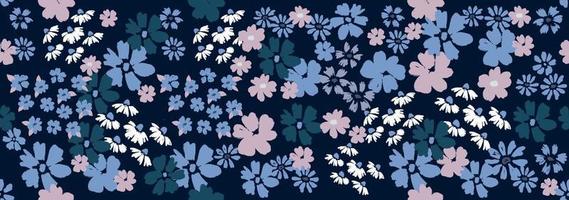 fond floral pour textile, maillot de bain, couvertures de motifs, surface, papier peint, emballage cadeau. vecteur