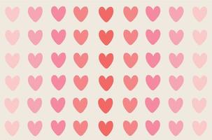 illustration vectorielle de coeur pastel amour. concept d'amour et de saint valentin vecteur