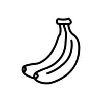 modèle de vecteur de conception d'icône de banane