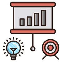 icône de formation commerciale, adaptée à un large éventail de projets créatifs numériques. heureux de créer. vecteur