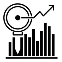 icône d'analyse, adaptée à un large éventail de projets créatifs numériques. heureux de créer. vecteur