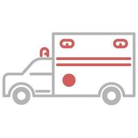 icône d'ambulance, adaptée à un large éventail de projets créatifs numériques. heureux de créer. vecteur