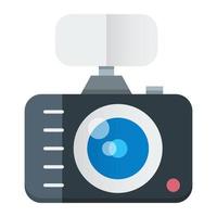 icône de caméra, adaptée à un large éventail de projets créatifs numériques. heureux de créer. vecteur