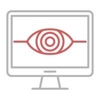 icône de surveillance, adaptée à un large éventail de projets créatifs numériques. heureux de créer. vecteur