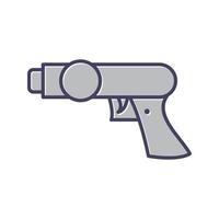 icône de vecteur de pistolet spatial