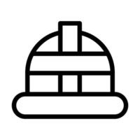 conception d'icône de casque vecteur