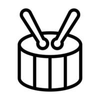 conception d'icône de tambour vecteur
