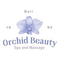 logo beauté orchidée vecteur