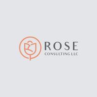 logo rose fleur vecteur icône illustration