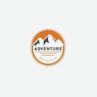 conception de modèle de vecteur de logo d'aventure