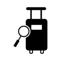 trouver l'icône de vecteur de bagages