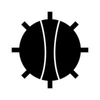 icône de vecteur de bouton de température